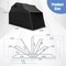 Costway 11.2' x 4.5' x 6.3' Waterproof Motorbike Storage Tent Outdoor Motorcycle Shelter